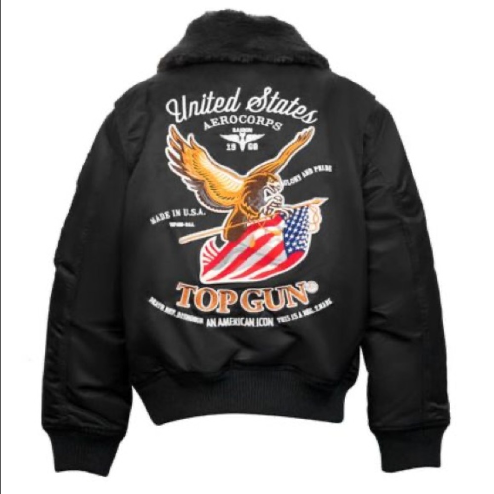 TOP GUN® EAGLE NYLON BOMBER